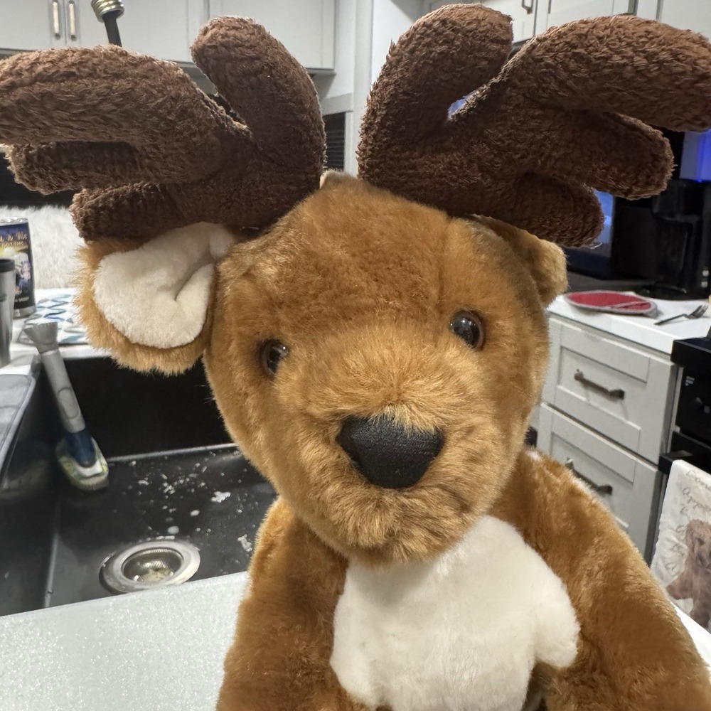 2003 Reindeer Holiday Build a Bear Plush BAB Spotted Limited Edition - Picture 3 of 14